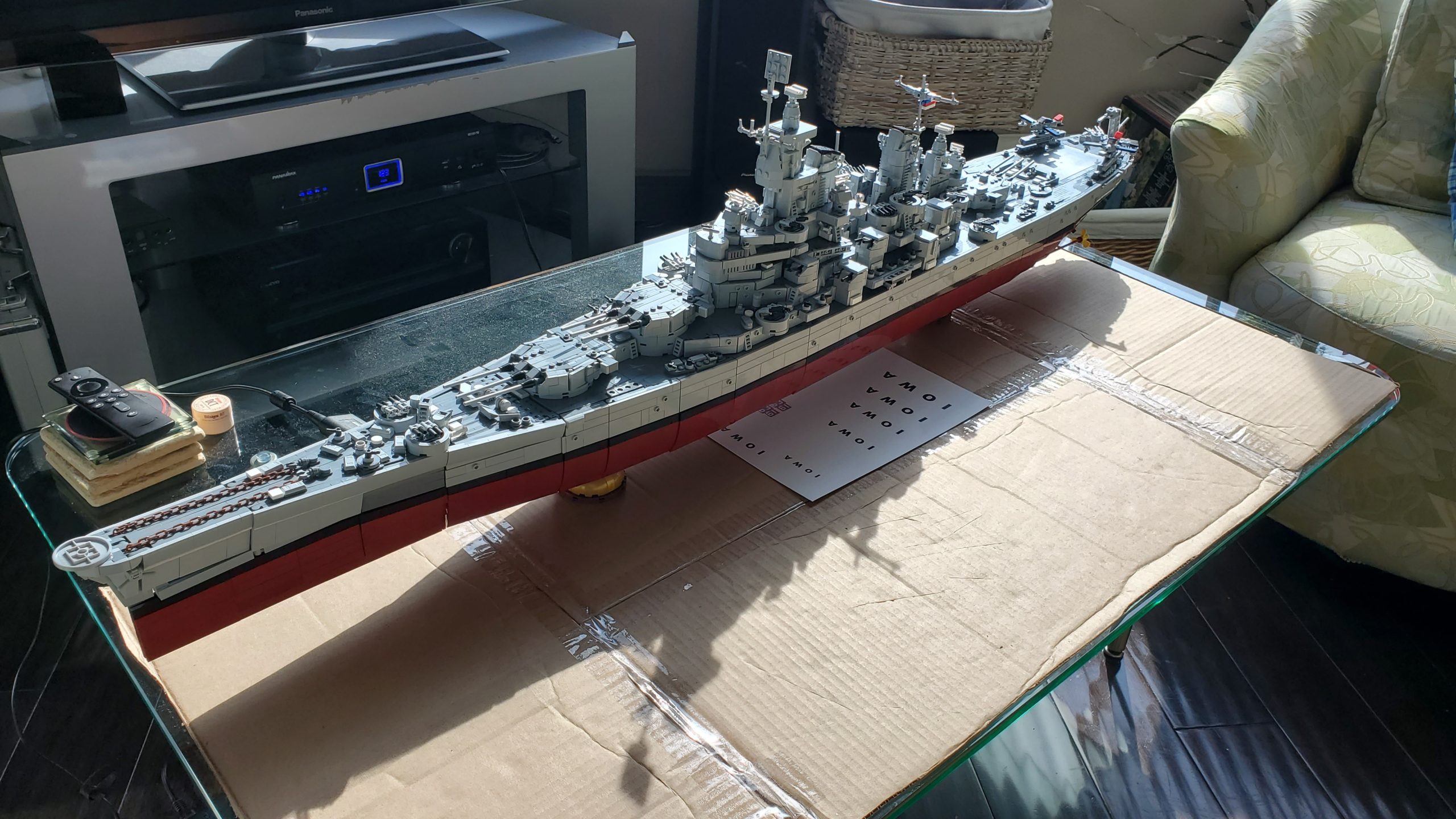 LEGO Model of USS Iowa USS Iowa LEGO Model of USS Iowa